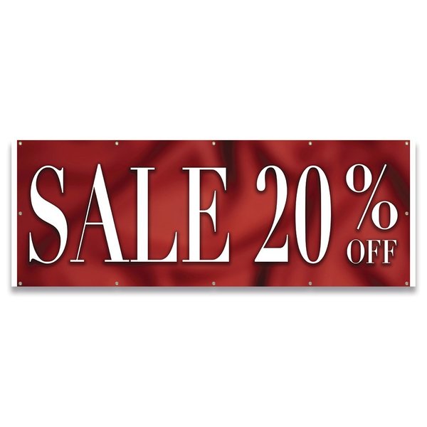 Signmission Sale 20% Off Banner Concession Stand Food Truck Single Sided B-120-30149